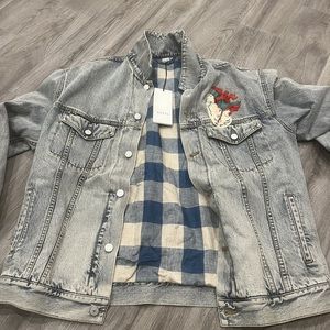 Gucci denim skull snake jacket